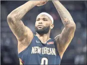  ?? ASSOCIATED PRESS FILE PHOTO ?? DeMarcus Cousins, who had his season cut short last season with an Achilles injury, gives the Warriors another All-Star for an already potent lineup.