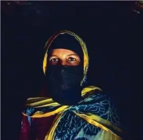  ?? NYT PIC ?? Noor, a Rohingya refugee who is nine months pregnant, was gangraped by soldiers in Myanmar, at her home in the Kutupalong refugee camp in Bangladesh.