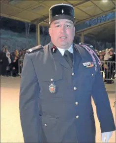  ??  ?? JL Marty, le nouveau commandant du centre de secours de Monclar.