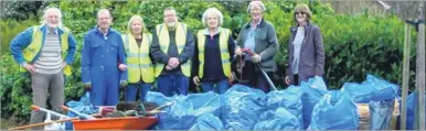  ??  ?? Oaten Hill And South Canterbury Residents’ Associatio­n litter-picking