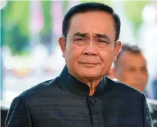  ??  ?? Thailand’s Prime Minister Prayut Chan-ocha arrives to a weekly cabinet meeting, at Government House in Bangkok, Thailand, June 4, 2019.