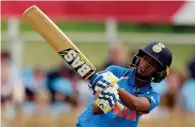  ?? Reuters ?? Deepti Sharma laid the platform for India’s match-winning total of 232 against Sri Lanka in Derby on Wednesday. —