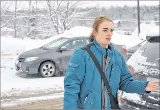  ?? DIANE CROCKER/THE WESTERN STAR ?? Zach Peckford-green protested outside Western Memorial Regional Hospital in Corner Brook on Tuesday. Peckford-green said he was not admitted to the hospital last week despite telling health profession­als he was suicidal.