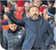  ??  ?? Dons boss McInnes has challenged his players