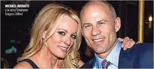  ??  ?? MiChael avenatti y la actriz Stephanie Gregory Clifford