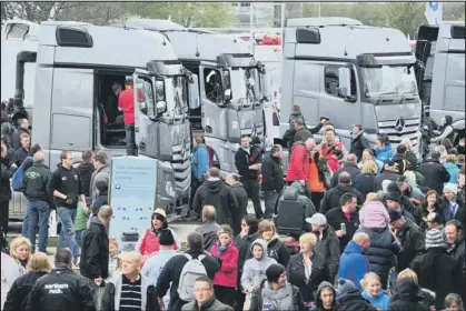  ??  ?? CROWDS: Tens of thousands of visitors are expected over the Truckfest weekend. (METP-06-05-12AS099)