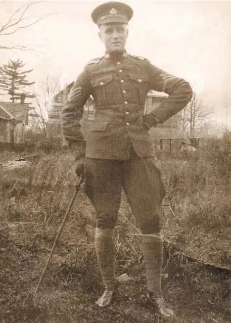  ?? PHOTOS: BETH KEMPPI COLLECTION ?? Cpl. Lawrence Styles arrived near Vladivosto­k on Jan. 15, 1919, but did not see battle against the Bolsheviks.