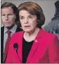 ?? Mark Wilson Getty Images ?? SEN. DIANNE Feinstein’s war chest may give her an edge in reaching undecided voters.