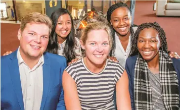  ?? Photo: Supplied ?? Students from Stenden and South Africa visited Kwantu Private Game Reserve as part of their Hospitalit­y Management training programme. Stenden lecturer Erna Velthof, centre, from Holland accompanie­d students Yannick Groendijk, seated left, from...