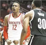  ?? Brett Coomer / Houston Chronicle ?? Dwight Howard said he spent the NBA All-Star break working on his game and trying to get better.