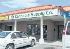  ?? BOB TYMCZYSZYN/POSTMEDIA FILE PHOTO ?? Cannabis Supply Co. on Lake Street, St. Catharines.