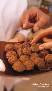  ?? ?? Haigh's Chocolate
truffle balls