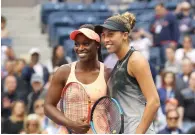  ?? AFP file ?? Stephens (left) and Keys during a US Open match. —