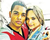  ?? Picture: FACEBOOK/QAASIM COETZEE ?? INCREDIBLE TALE: Zephany Nurse, who was brought up as Miché Solomon, with her then-boyfriend, MMZ fighter Qaasim Coetzee, in 2014, shortly before she was reunited with her biological parents, Morne and Celeste Nurse