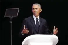  ?? | AP ?? Previo a su discurso, Obama fue recibido con gritos de “Yes, we can!”