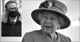  ??  ?? Adamo Canto (inzet) en Queen Elizabeth. (Foto: De Telegraaf)