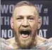  ??  ?? Conor McGregor