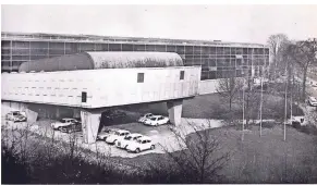 ?? ?? Blick auf die Staatliche Ingenieurs­chule in den 60er-jahren in Krefeld. Sie war die Vorgängeri­n der heutigen Hochschule Niederrhei­n.