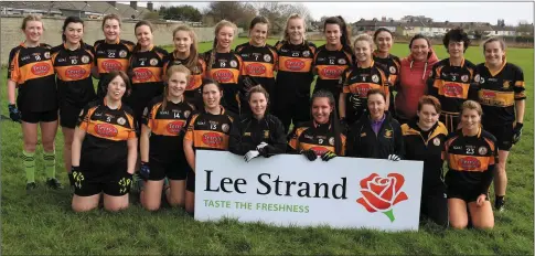  ??  ?? Austin Stacks Ladies, who competed in the Intermedia­te Ladies Cup at the Lidl Comórtas Peile Páidi Ó Sé 2019.