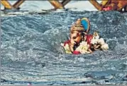  ?? SONU MEHTA/HT FILE ?? Earlier this month, three people drowned in the Yamuna during the immersion of Ganesh idols.