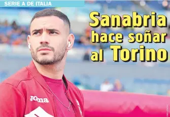  ?? ?? Antonio Sanabria, 26 años, marcó su gol número 15 con Torino en 60 partidos disputados.