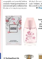 Miniso fascinating sakura lady perfume new arrivals