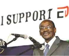  ??  ?? Vice President Kembo Mohadi