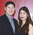  ??  ?? Enrique Yap Jr. and TH Coffee Services Philippine­s Corp. director Olivia Yap.