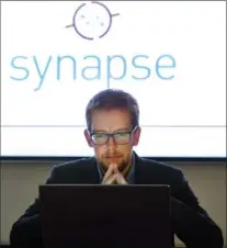  ?? CATHIE COWARD, THE HAMILTON SPECTATOR ?? Alex Muggah, 38, is director of Synapse Life Sciences Consortium. His advice: “Be helpful and courteous to everyone, no matter their title or position.”