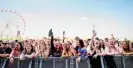  ?? Shirlaine Forrest/Getty Images ?? Down the front at Parklife 2023. Photograph: