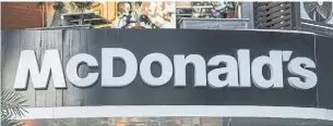  ?? DHIRAJ SINGH/BLOOMBERG ?? McDonald’s posted same-store growth by sales in its home market that missed estimates.