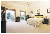  ??  ?? SPACIOUS One of three en-suite double bedrooms