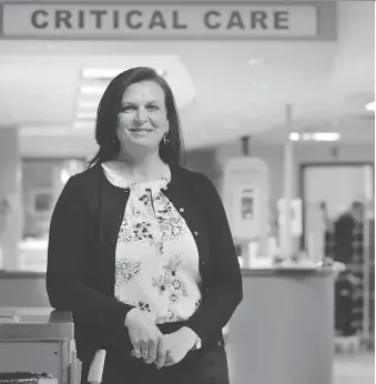  ?? DAN JANISSE ?? Janice Dawson, Windsor Regional Hospital’s vice-president of critical care, cardiology and regional stroke, starts her new role as acting CEO at Erie Shores HealthCare on Monday.