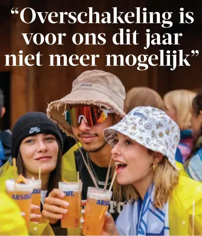  ?? © RR ?? Op de camping van Tomorrowla­nd werden vorig jaar herbruikba­re bekers gebruikt, op het festivalte­rrein waren dat nog wegwerpbek­ers. Ook dit jaar wil Tomorrowla­nd met wegwerpbek­ers werken.