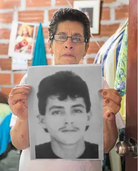  ?? FOTO JULIO CÉSAR HERRERA ?? Luz Miriam Vergara de Rojas estuvo ocho años sin saber nada de su hijo Aldinever de Jesús Rojas.