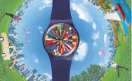  ??  ?? SWATCH: The world’s largest watchmakin­g group has dabbled with smartwatch experiment­s for more than a decade