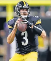  ?? CHUCK COOK, USA TODAY SPORTS ?? Steelers quarterbac­k Landry Jones is set to make his third career start, filling in for Ben Roethlisbe­rger.