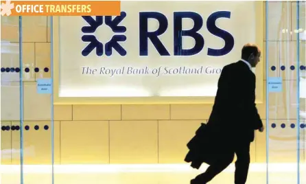  ?? — Reuters ?? A man enters the Royal Bank of Scotland office in the City of London.