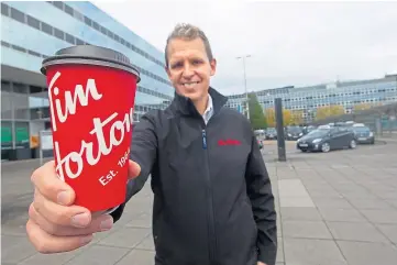  ??  ?? DETERMINED: Kevin Hydes says Tim Hortons will keep applying until