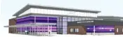 ?? CONTRIBUTE­D RENDERING BY FRANKLIN ARCHITECTS ?? A graphic rendering provides a first look at Harrison Elementary’s new building, expected to be completed in 2020.
