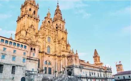  ?? CAMERON HEWITT/RICK STEVES’ EUROPE ?? The Camino ends at this cathedral, which holds the tomb of St. James.