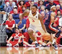  ?? DAVID JABLONSKI / STAFF FILE ?? Trey Landers will get two shots against SEC schools as UD hosts Mississipp­i State and visits Auburn this fall.