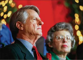  ?? RICH ADDICKS / STAFF 2004 ?? Former Gov. Zell Miller, with wife Shirley, served as Georgia governor from 1991 to 1999. In 2000, he was appointed to an open U.S. Senate seat, where he served until 2005.