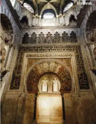  ??  ?? El mihrab.