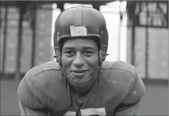  ?? UNITED STATES COAST GUARD VIA AP ?? This undated photo provided by United States Coast Guard shows Emlen Tunnell, the first Black player inducted into the Pro Football Hall of Fame.