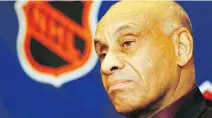  ?? PATRICIA MCDONNELL/THE ASSOCIATED PRESS FILES ?? Willie O’Ree, the NHL’s first black player and current NHL director of youth developmen­t, was selected to be a member of the Hockey Hall of Fame on Tuesday.
