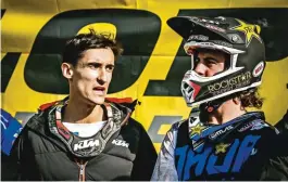  ??  ?? Dylan Ferrandis a profité des conseils de Marvin Musquin pour attaquer dans les meilleures conditions sa première saison en Lites « East ».