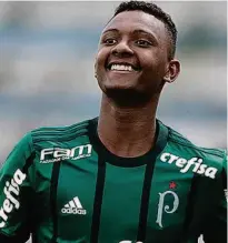  ?? Fabio Menotti - 18.jan.18/Ag. Palmeiras ?? O lateral esquerdo Luan, 16 anos, é o atleta mais jovem do Palmeiras; ele tem dois gols na Copinha