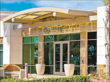  ?? StemGenex ?? THE FDA says that StemGenex, based in La Jolla, could face further actions, including “seizure, injunction, or prosecutio­n,” if it does not correct about 20 “objectiona­ble conditions” or deviations from acceptable practice.