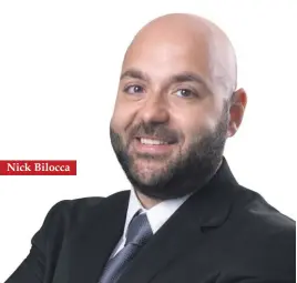  ??  ?? Nick Bilocca